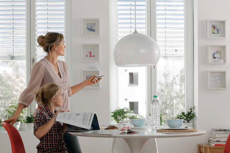 Rollo mit elektrischer Steuerung