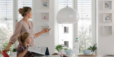 Rollo mit elektrischer Steuerung