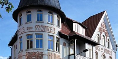 Haus zum Mohren in Bad Langensalza mit Sprossenfenstern